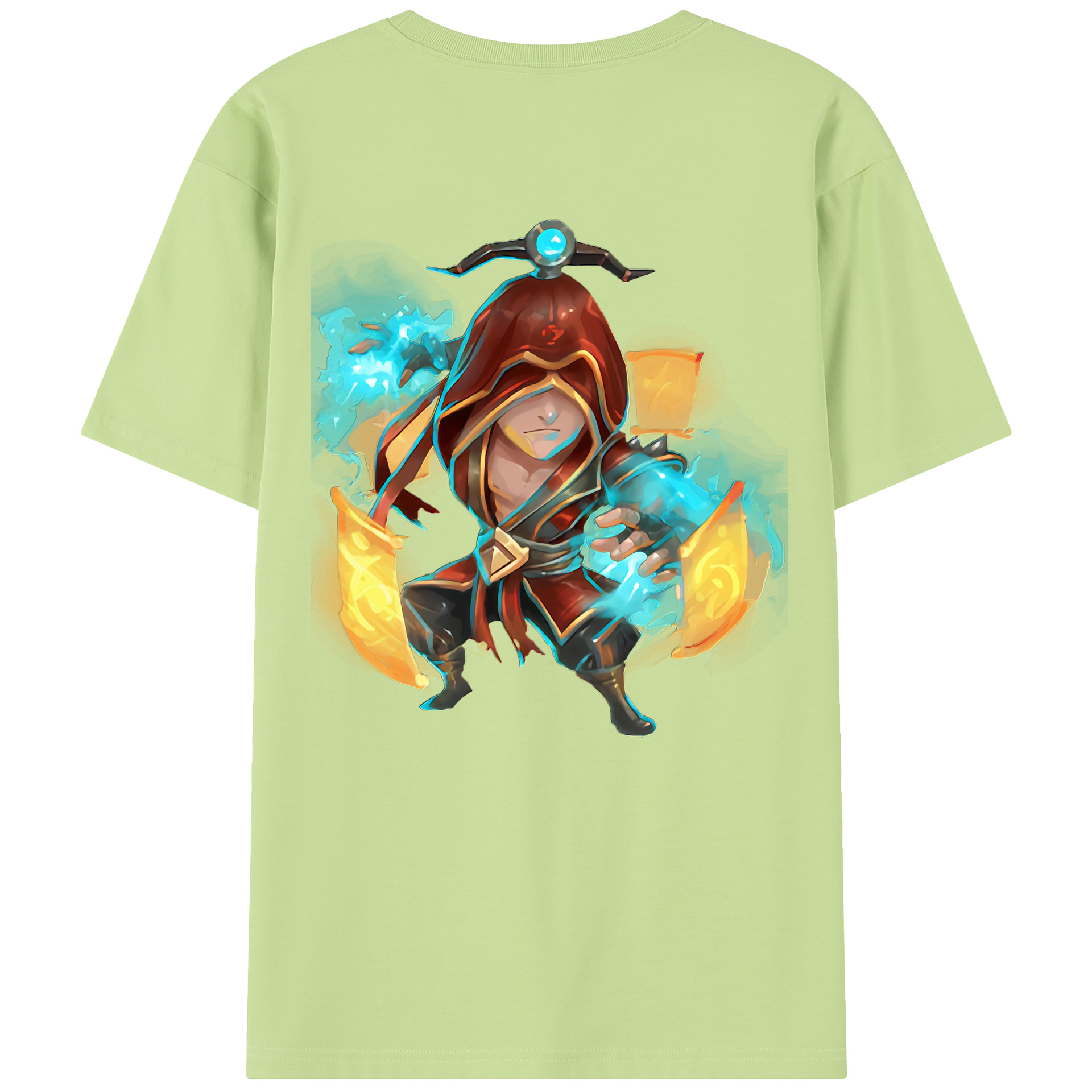 リーグ・オブ・レジェンド League of Legends LOL 綿100％半袖Tシャツ（背面プリント）